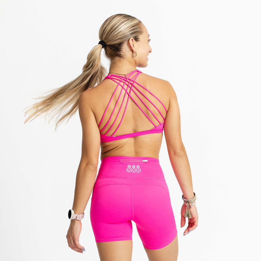 Women's Freedom Sports Bra | Hot Pink