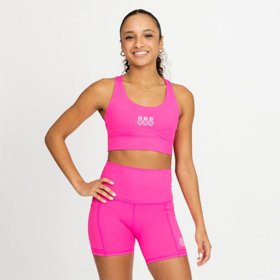 Women's Endurance Sports Bra | Hot Pink