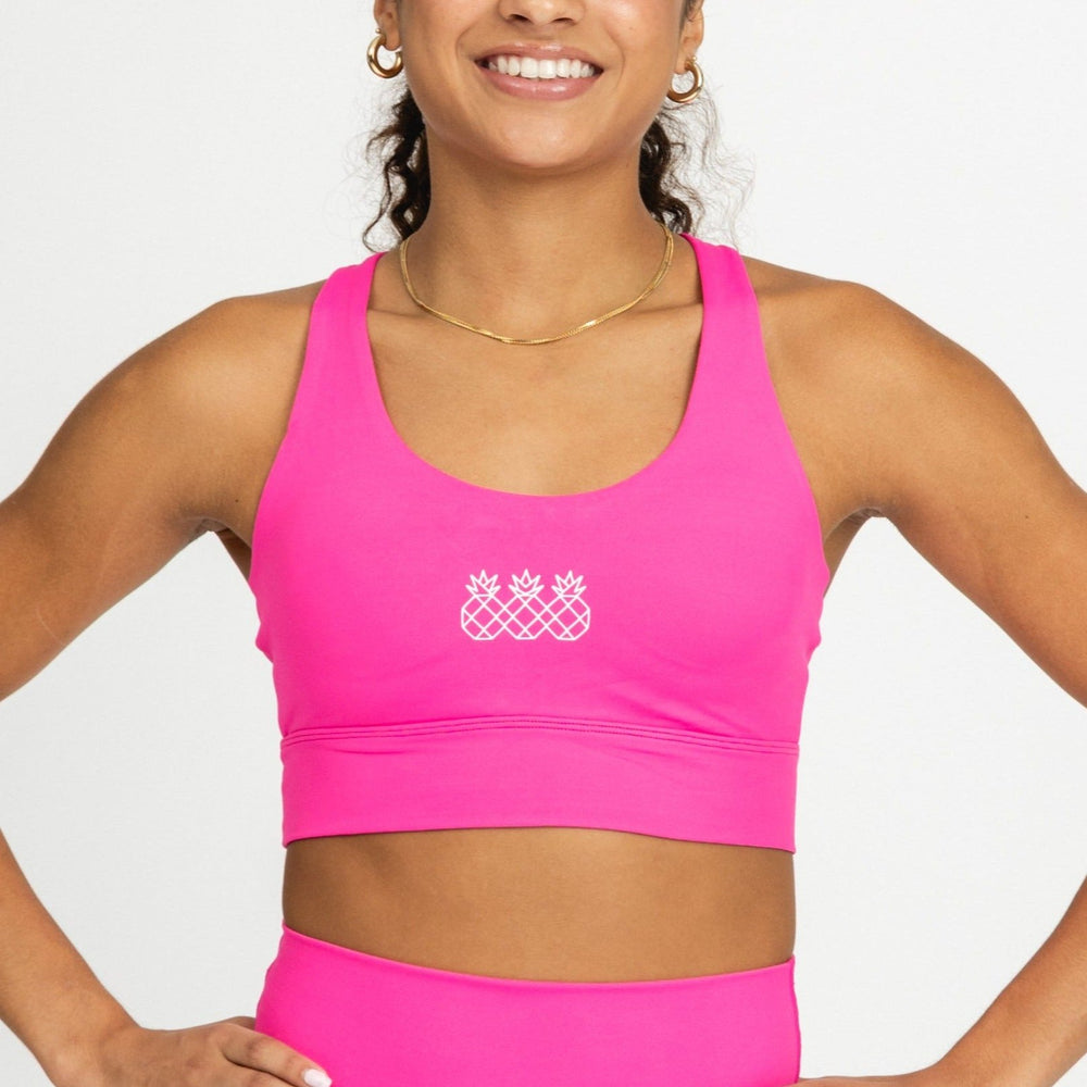 Women's Endurance Sports Bra | Hot Pink – Tres Piñas women-s-endurance-sports-bra-hot-pink-tres-pi-as