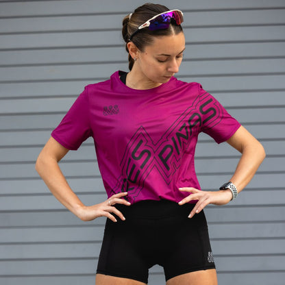 Women's Dry Fit Shirt | Plum