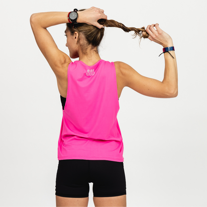 Women's Muscle Tank | Hot Pink