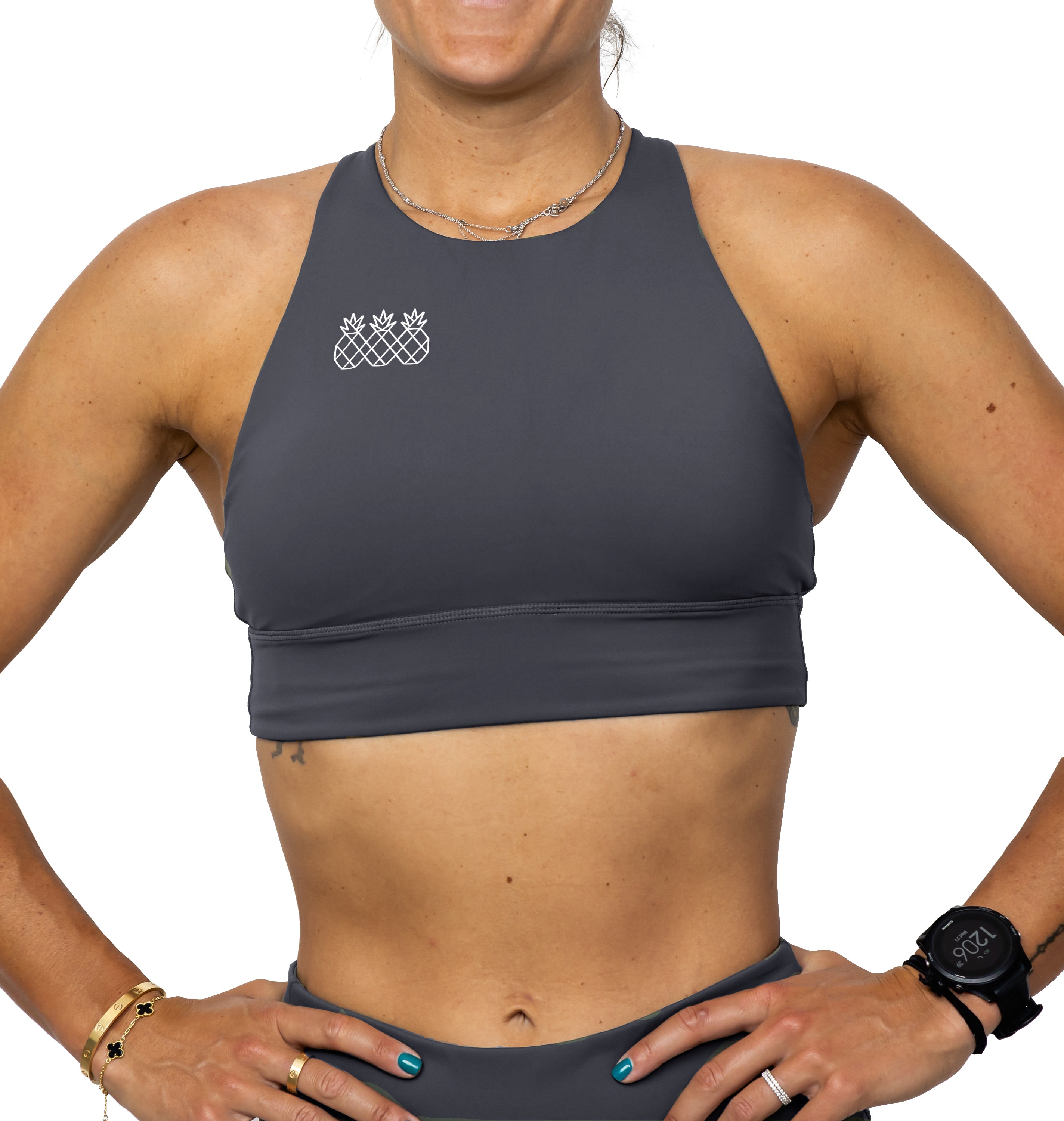 Women's Finesse Sports Bra | Gray