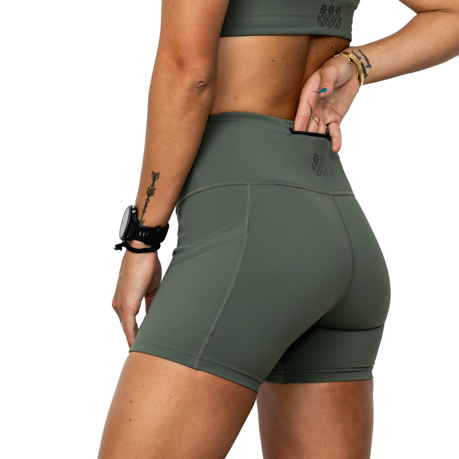 Women's Finesse Shorts | Olive Green