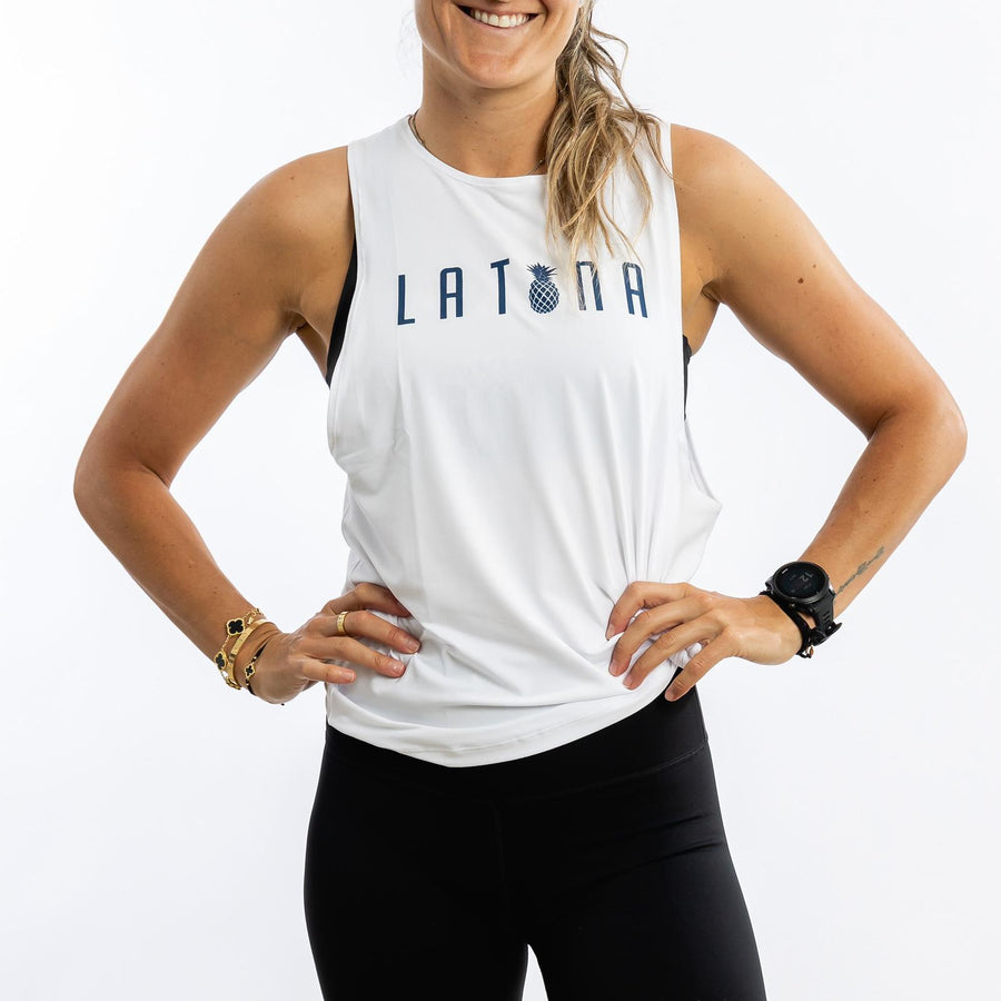 Women's Muscle Tank | Latina White