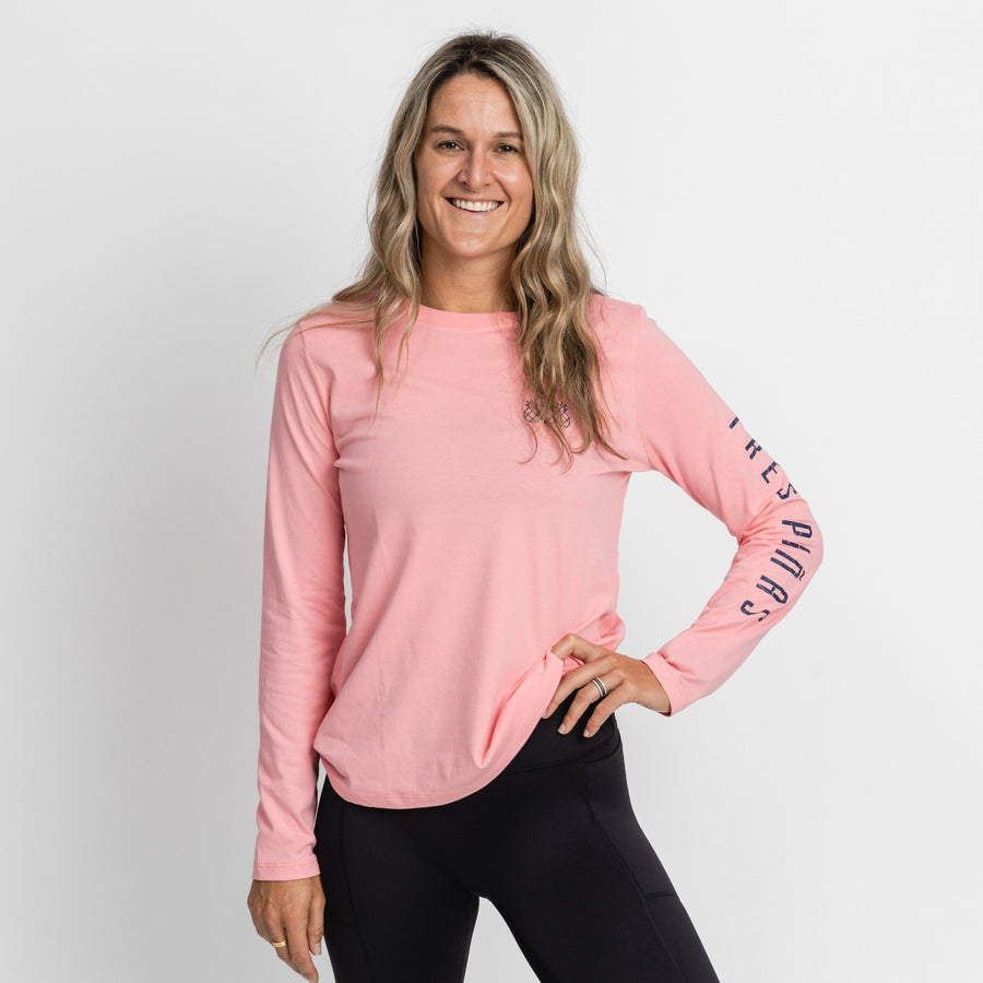 Women's Transition Long Sleeve Tee | Pink