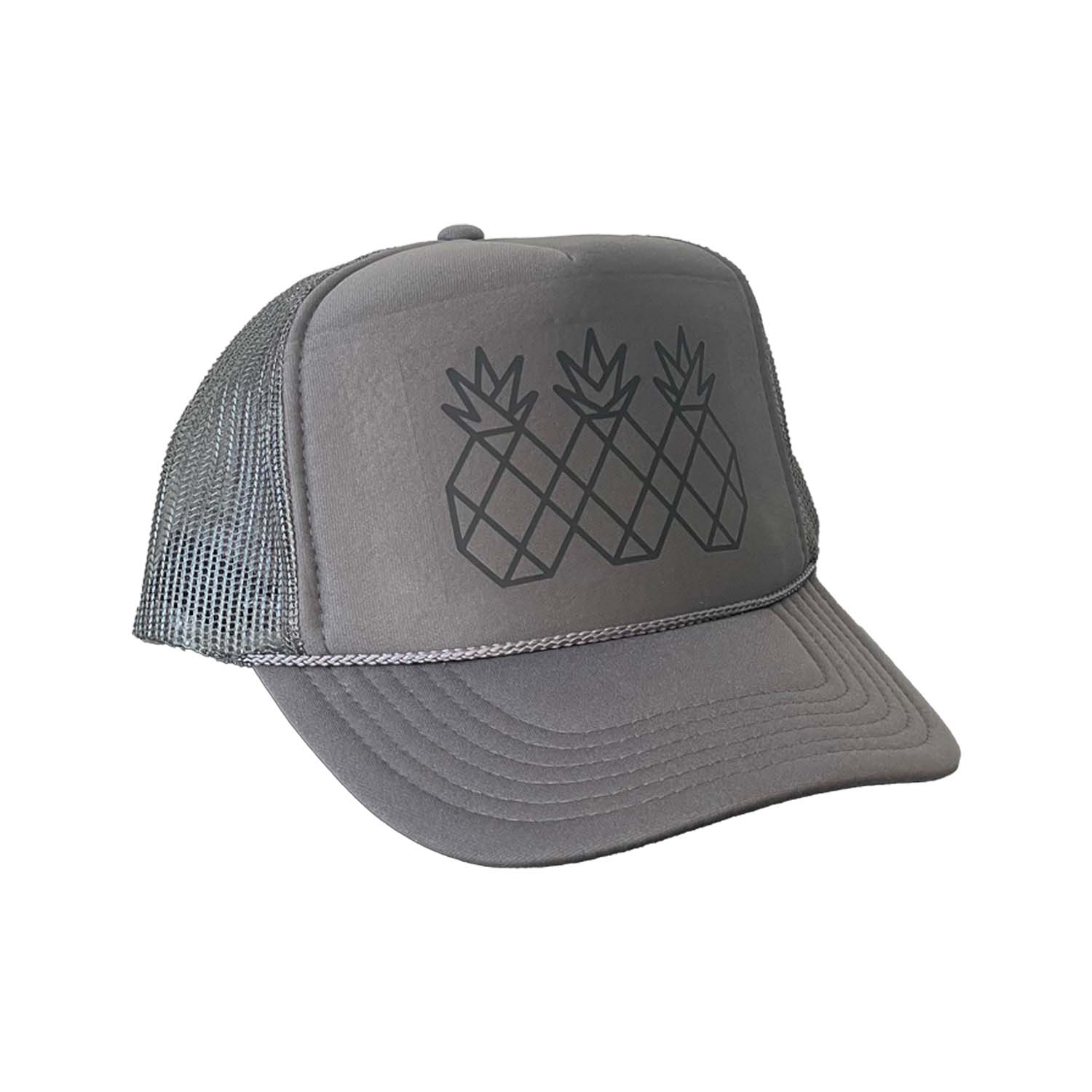 Tres Piñas Classic Trucker Hat | Gray