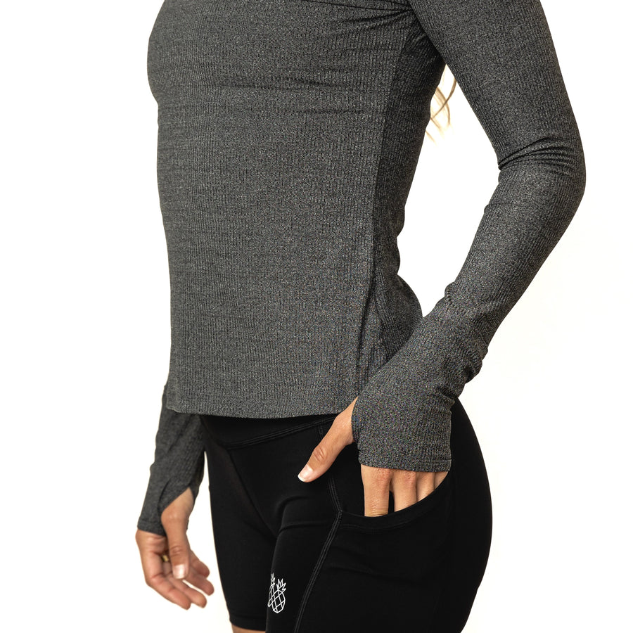 Women's Dry Fit Long Sleeve | Gray