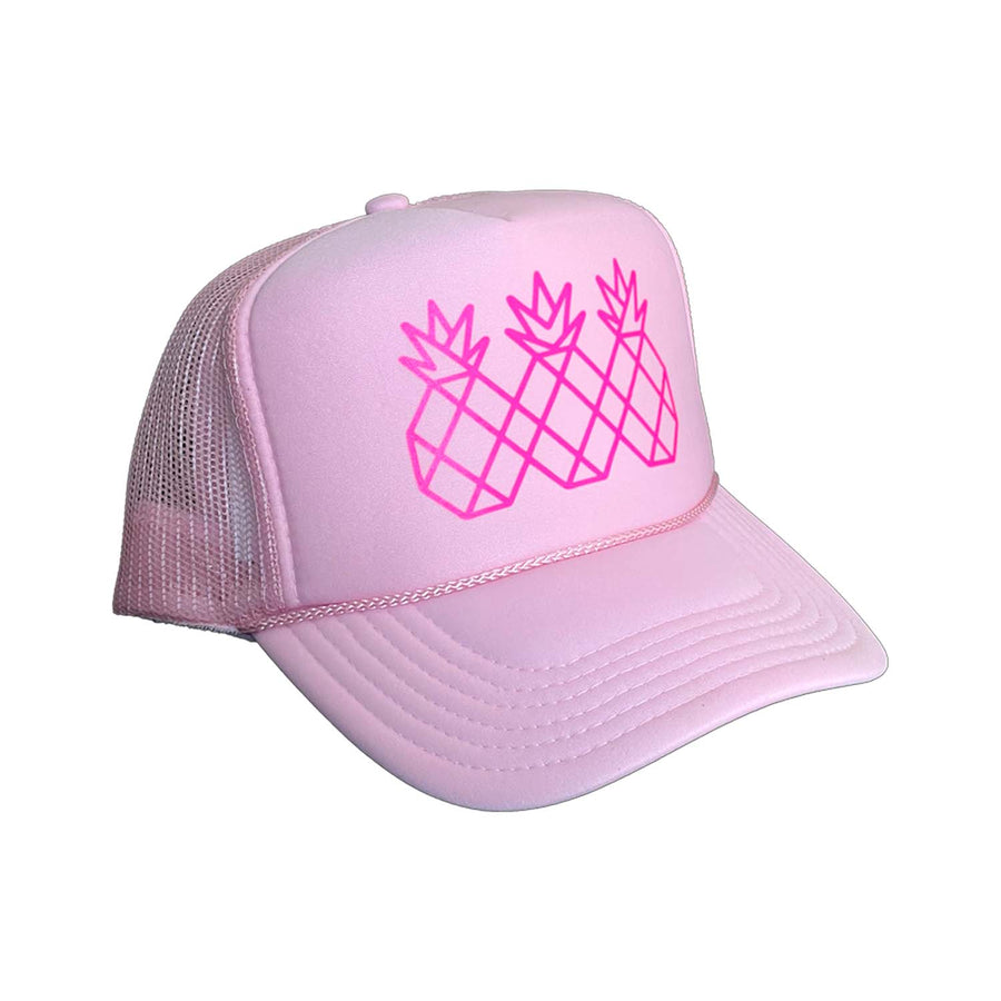 Tres Piñas Classic Trucker Hat | Pink