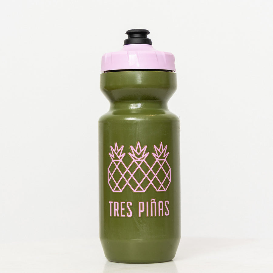 Water Bottle | Olive & Pink