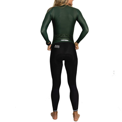 Women's Thermal Bib Bodysuit | Black