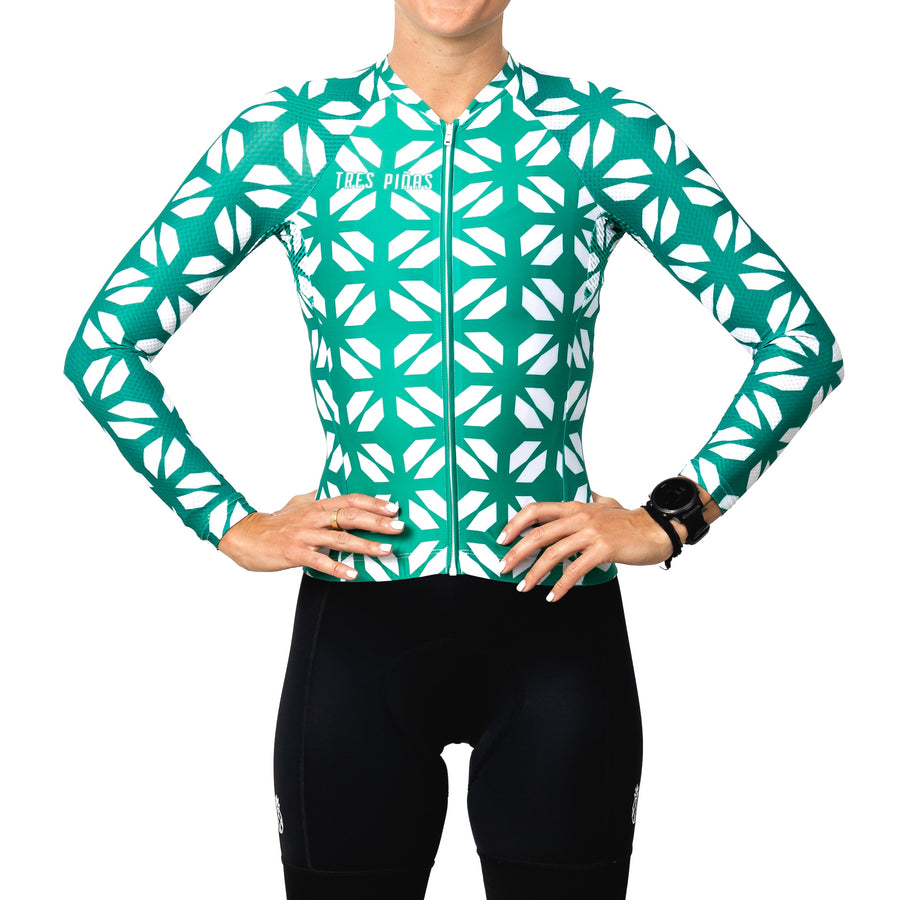 Women's Long Sleeve Jersey | Emerald Breeze